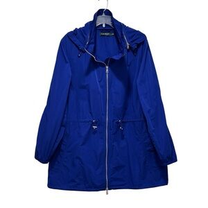 Lauren Ralph Lauren Women's Water-Repellent Anorak Jacket Royal Blue - Size L